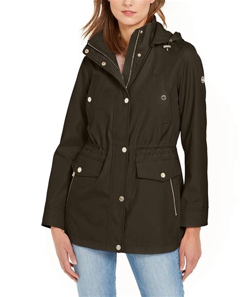 michael kors winter coat women's|michael kors anorak women's jacket.